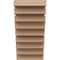 Ekena Millwork 5"W x 5"D x 10"H Wide Landon Rough Cedar Woodgrain TimberThane Corbel, Primed Tan CORUR05X05X10LANRCPR - alternate 6